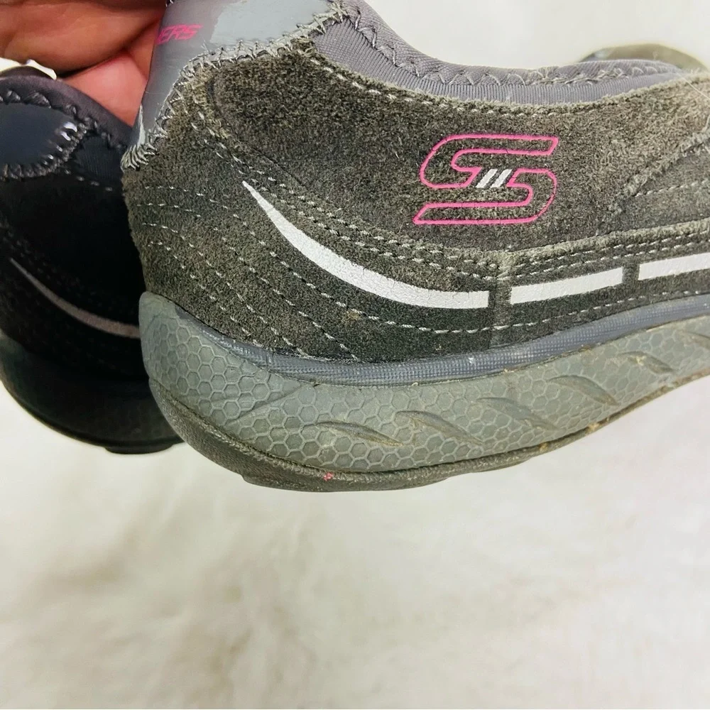 Skechers relaxed fit memory foam brown and Pink Casual Sneakers size 8